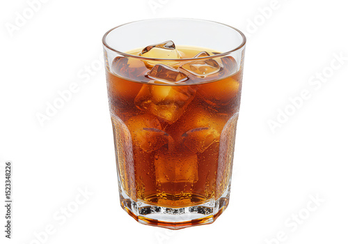 Wallpaper Mural Iced Cola Beverage in Glass with Transparent Background Illustration Torontodigital.ca