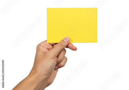 Close Up of Hand Holding Ye...