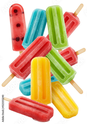 Colorful Popsicles Stacked ...