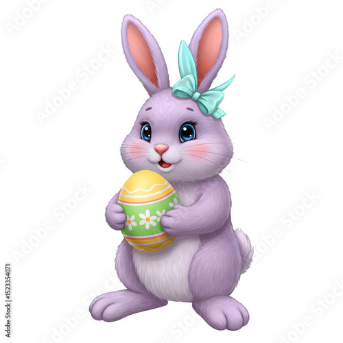 Cute Easter Bunny Illustrat...