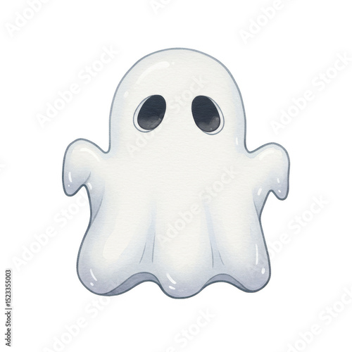 Cute White Ghost Halloween ...