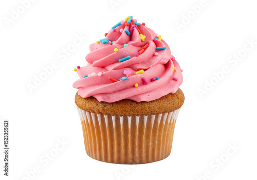 Delicious Pink Frosted Cupc...