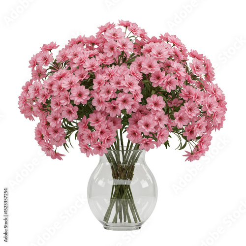 Floral Bouquet in Glass Vas...