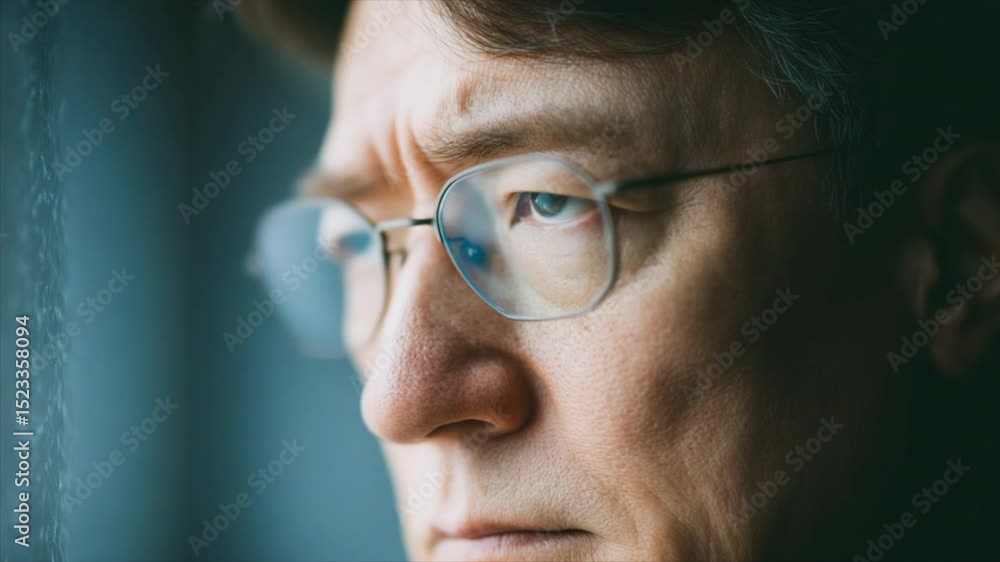 A man is looking sad A man is looking sad