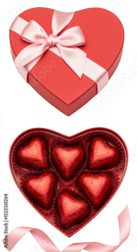 Heart Shaped Candy Boxes wi...