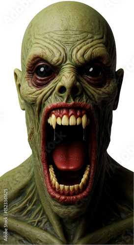 Horrific Monster Face with ...