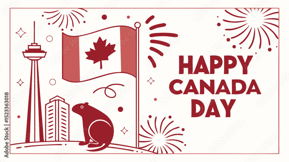 Naklejka premium happy-canada-day-poster (75)