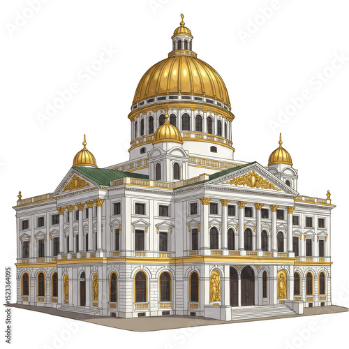 Illustration Golden Dome Or...