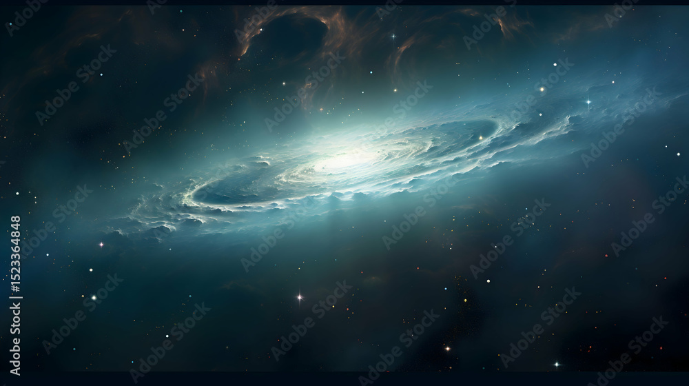 Fototapeta premium starry night sky with stars