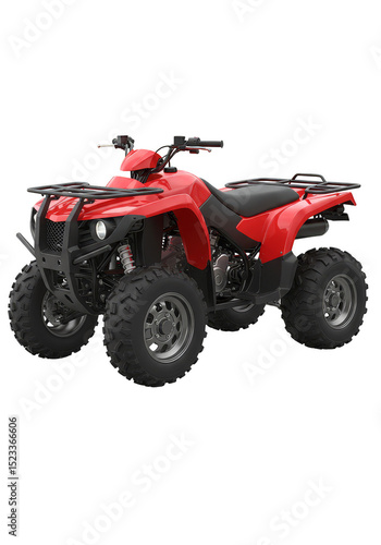 Illustration of a Red ATV Q...
