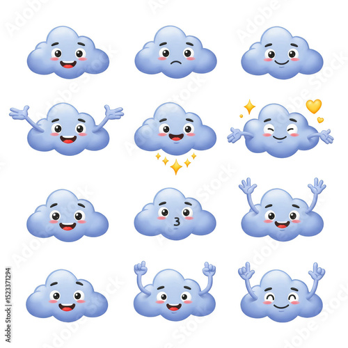 Illustration of Cute Cartoo...