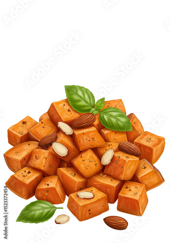 Illustration of Diced Sweet...