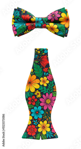 Illustration of Floral Bow ...