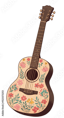 Illustration of Floral Deco...