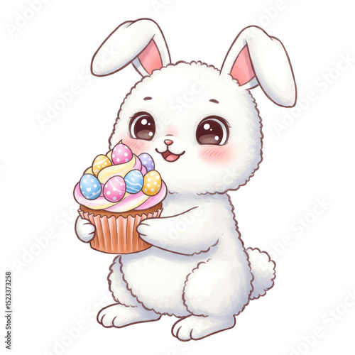 Illustration of Fluffy Whit...