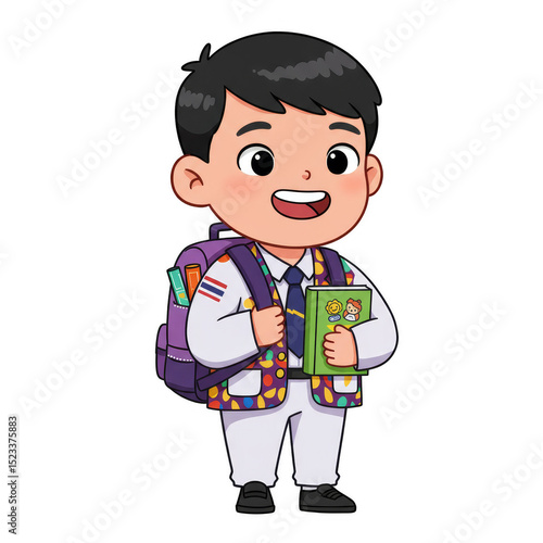 Illustration of Happy Thai ...