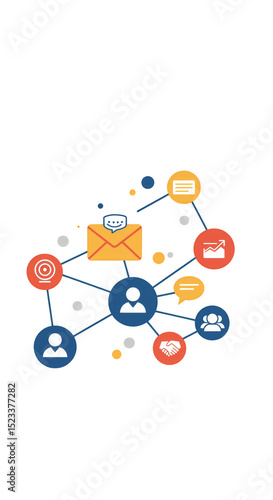 Illustration of Network Com...