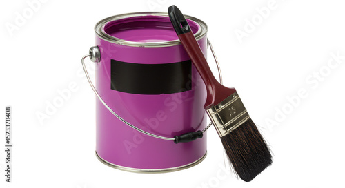 Illustration Of Purple Pain...