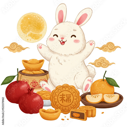 Illustration Of Rabbit And ...