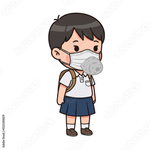 Illustration Of Student Wea...