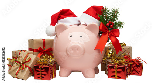 Illustration Piggy Bank wit...