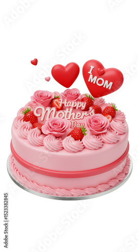 Illustration Pink Mothers D...