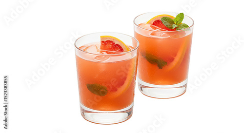 Illustration Two Glasses of...