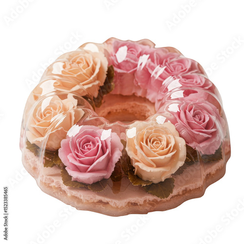 Isolated 3D Render of Rose ...