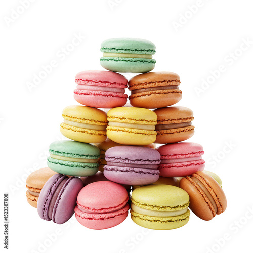 Isolated Background Pile of...