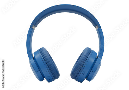 Isolated Blue Wireless Head...
