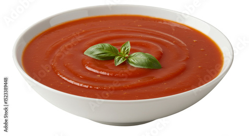 Isolated Bowl of Creamy Tom...