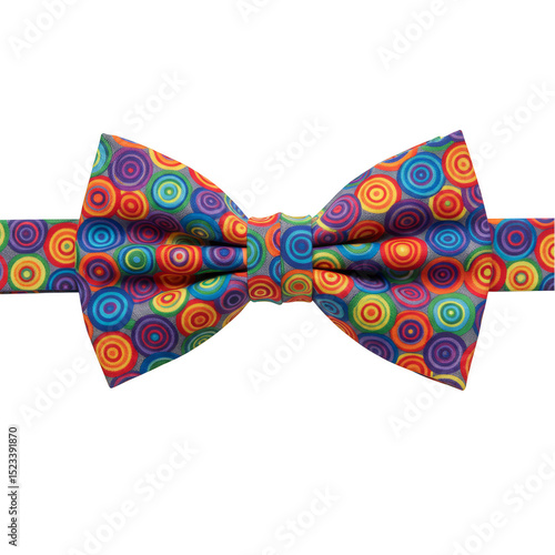 Isolated Colorful Bow Tie w...