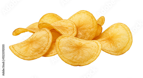 Isolated Crispy Golden Pota...