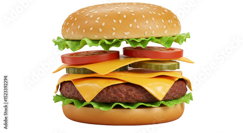 Isolated Delicious Cheesebu...