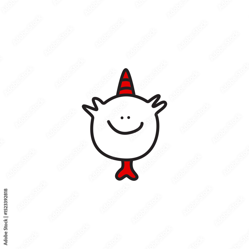 Fototapeta premium Monster cartoon design vector illustration