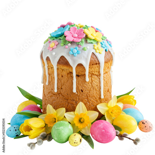 Isolated Festive Decorated ...