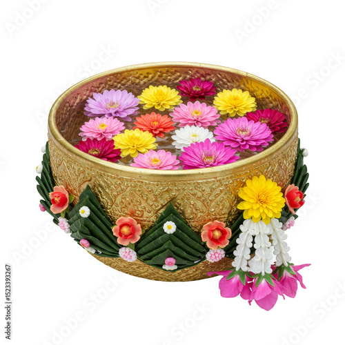 Isolated Floral Arrangement...
