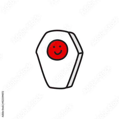 Coffin design vector illustration
