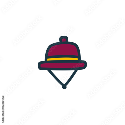 Hat icon design vector illustration