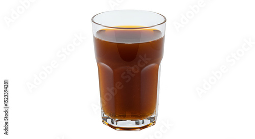 Isolated Glass Of Dark Refr...