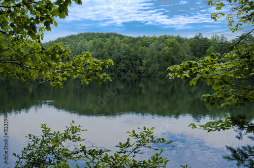 Unicoi Lake at Anna Ruby Falls in Helen, GA