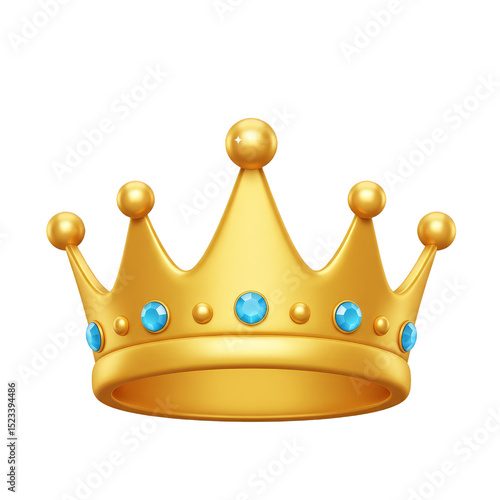 Isolated Golden Crown with ...