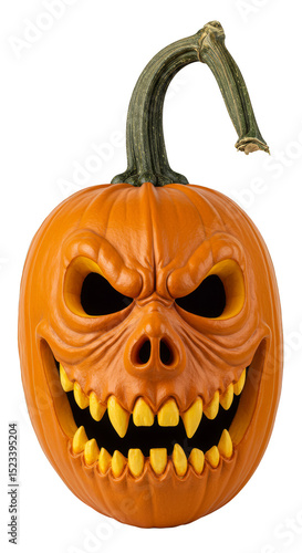 Isolated Halloween Pumpkin ...