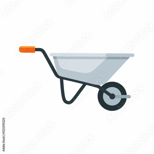 wheelbarrow ilustration 