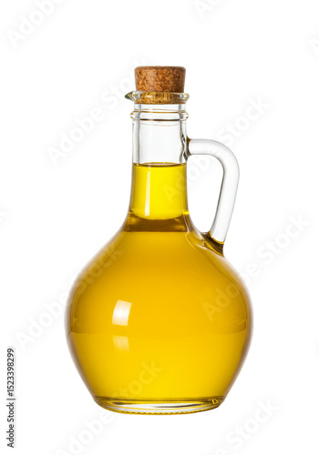 Isolated Olive Oil in Clear...
