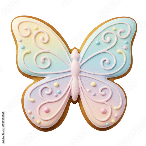Isolated Pastel Butterfly C...