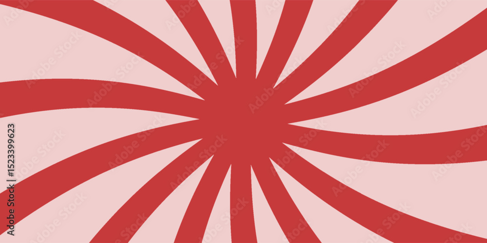 Fototapeta premium Red comic sunburst effect background with halftone. pop art comic-style vector background. Suitable for templates, sale banners, events, ads, web and pages