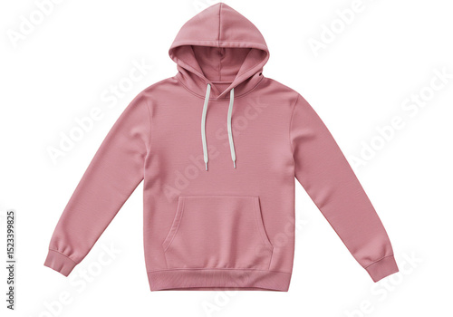 Isolated Pink Hoodie Clothi...