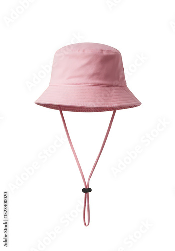 Isolated Pink Woven Bucket ...