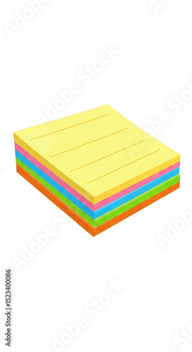 Isolated Pixel Art Stack of...